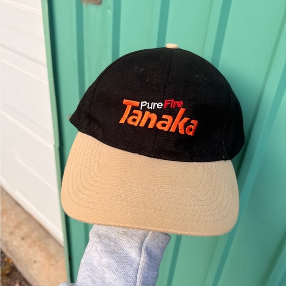 Pure fine tanaka hat baseball cap orange 2 tone brown black - Picture 1 of 6